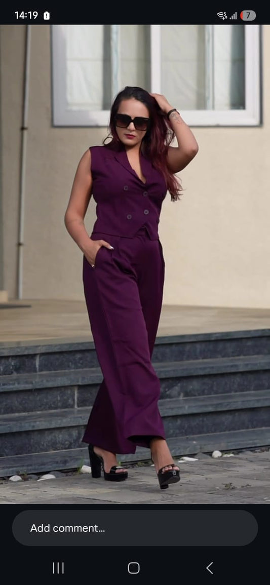 Boss It Waistcoat Set with Snatch-It pants (Wine)